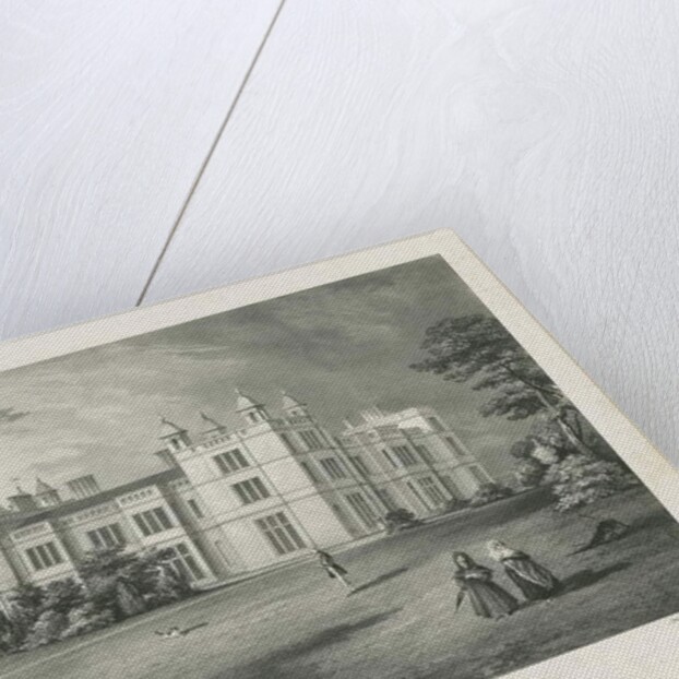 Drayton Bassett - 'Drayton Manor': lithograph , nd [1812-1863] by John Brandard