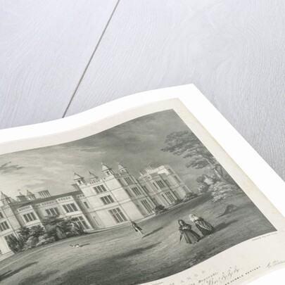 Drayton Bassett - 'Drayton Manor': lithograph , nd [1812-1863] by John Brandard