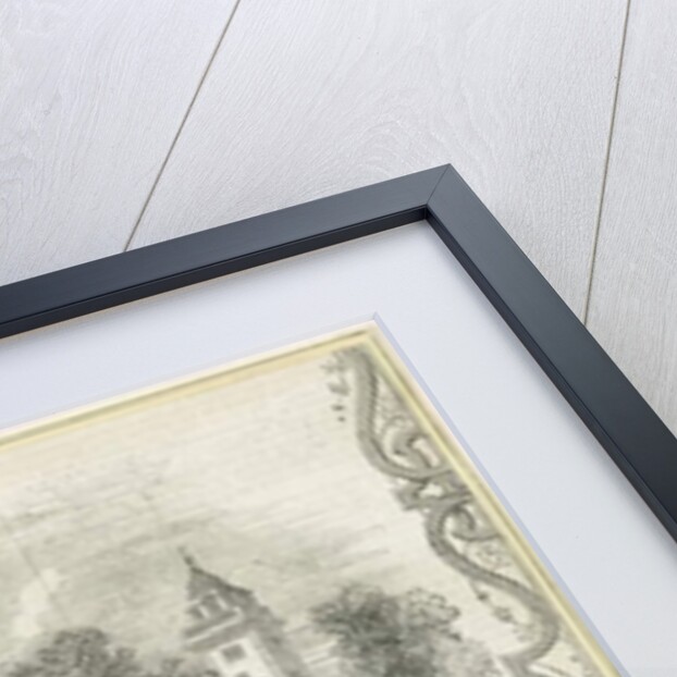 Draton Bassett - 'Drayton Manor' : woodcut engraving by William Linton