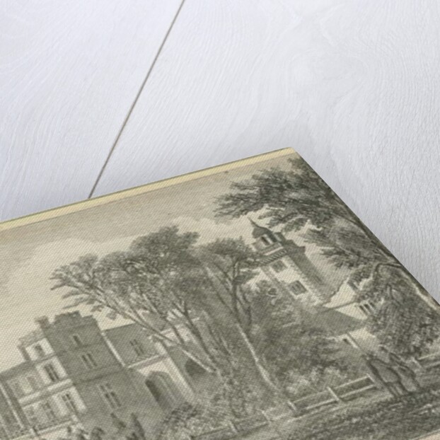 Drayton Bassett - 'Drayton Manor' : woodcut engraving, nd [?19th cent] by School English