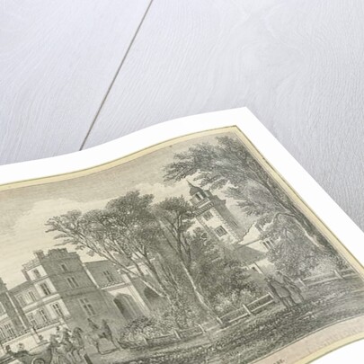 Drayton Bassett - 'Drayton Manor' : woodcut engraving, nd [?19th cent] by School English