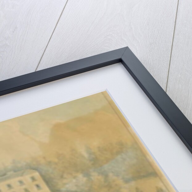 Drayton-in-Hales - Pelwall House: blue wash drawing, nd [?19th cent] by C.B Ash