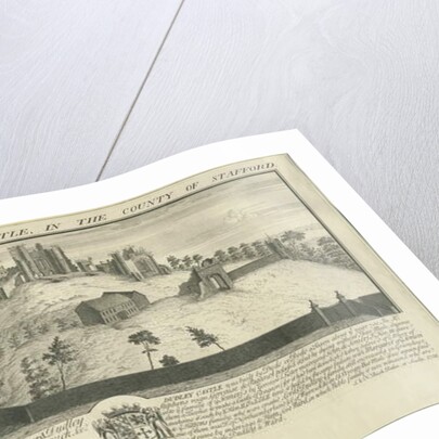 Dudley Castle: engraving, 1731 by Samuel Buck