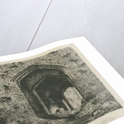 Dudley Castle - The Gatehouse: etching, nd [?19th cent] by School English