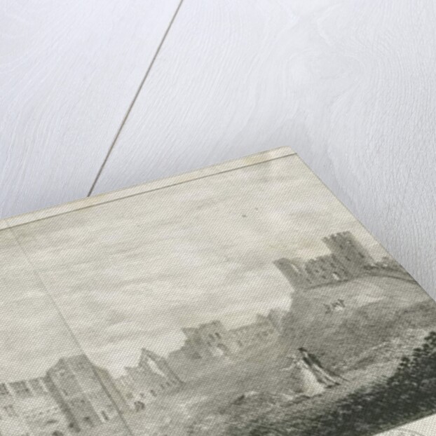 Dudley Castle - The Keep: lithograph, nd [c 1825] by Charles Joseph Hullmandel