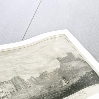 Dudley Castle - The Keep: lithograph, nd [c 1825] by Charles Joseph Hullmandel