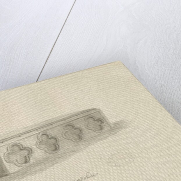 Tomb in Ham Church, 1826 by John Chessell Buckler