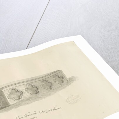 Tomb in Ham Church, 1826 by John Chessell Buckler