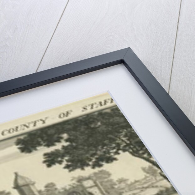 Dudley Priory: engraving, 1731 by Samuel Buck