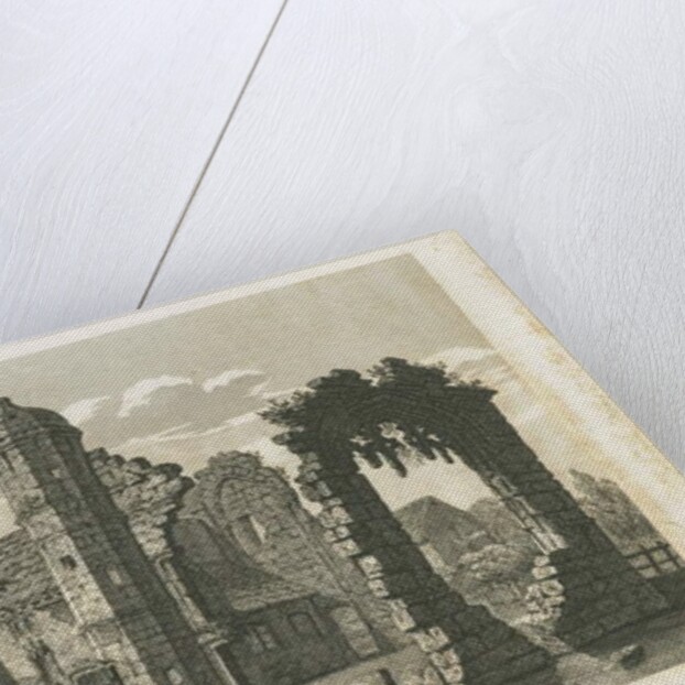 Dudley Priory: engraving, nd [c 1821] by John Coney