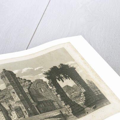 Dudley Priory: engraving, nd [c 1821] by John Coney