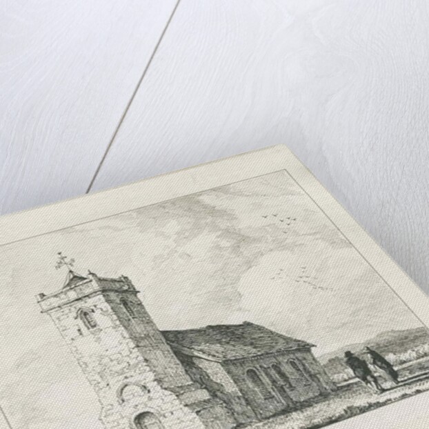 Dunston Church by Thomas Peploe Wood