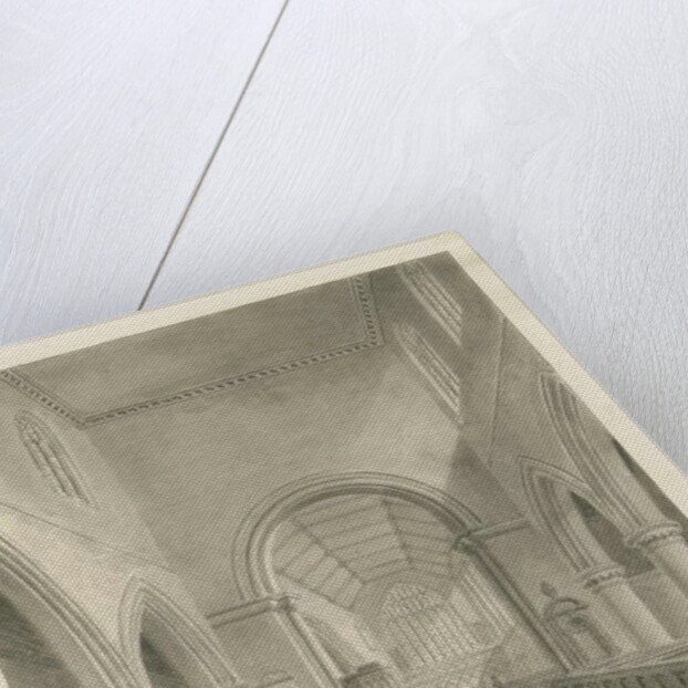 Interior of Eccleshall Church by John Buckler