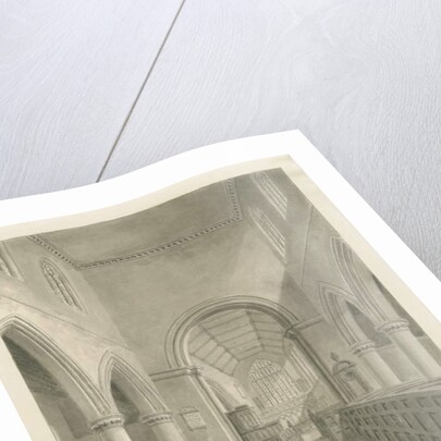 Interior of Eccleshall Church by John Buckler