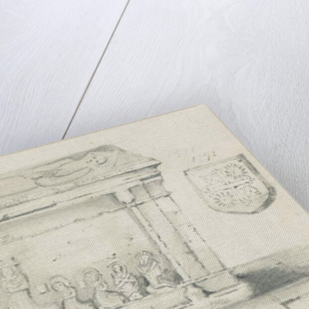 Eccleshall Church - Tomb of Bishop Bentham by Thomas Peploe Wood