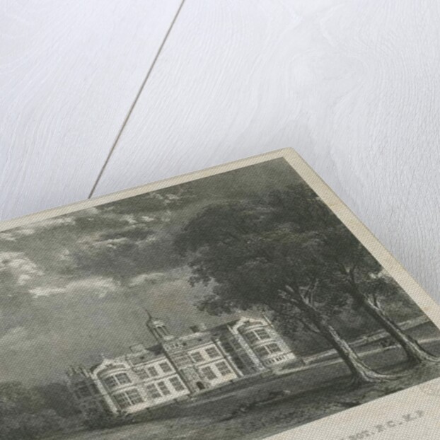 Ingestre Hall: lithograph by Moses Webster