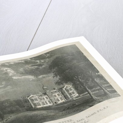 Ingestre Hall: lithograph by Moses Webster