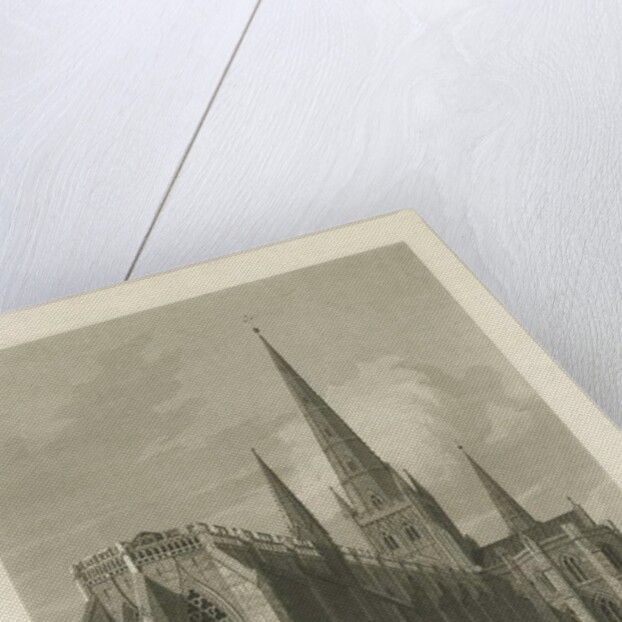 Lichfield Cathedral - North East View by Charles Wild