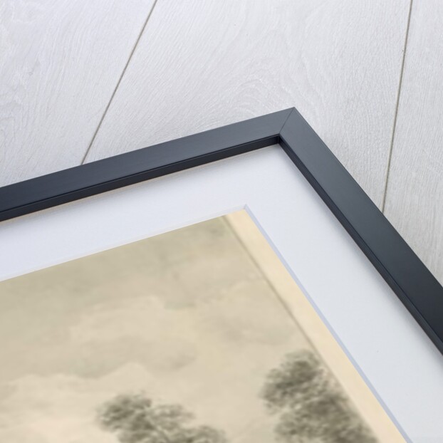 Keele Church: sepia drawing, 1840 by John Buckler