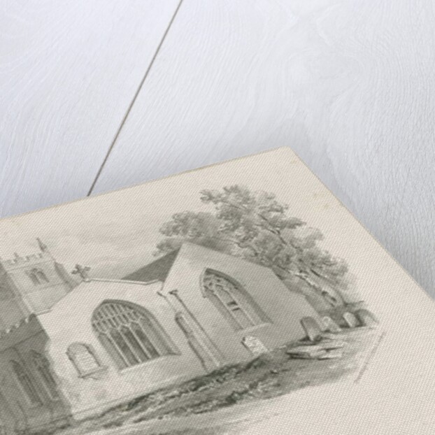 Elford Church: lithograph, nd [19th cent] by School English