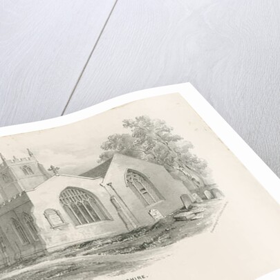 Elford Church: lithograph, nd [19th cent] by School English