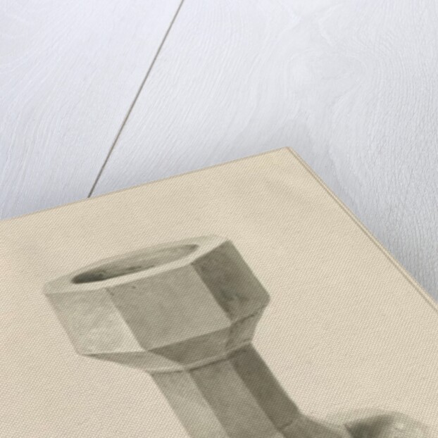 Font in Elford Church by John Buckler