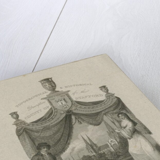 Lichfield Cathedral - South West View: engraving, nd [c 1820] by James Storer