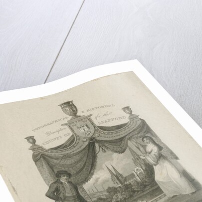 Lichfield Cathedral - South West View: engraving, nd [c 1820] by James Storer