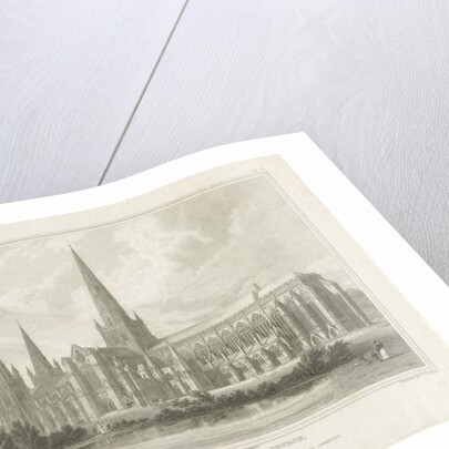 Lichfield Cathedral - South East View by John Britton