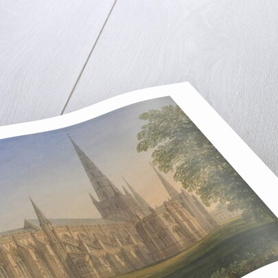 Lichfield Cathedral - North East View by John Buckler