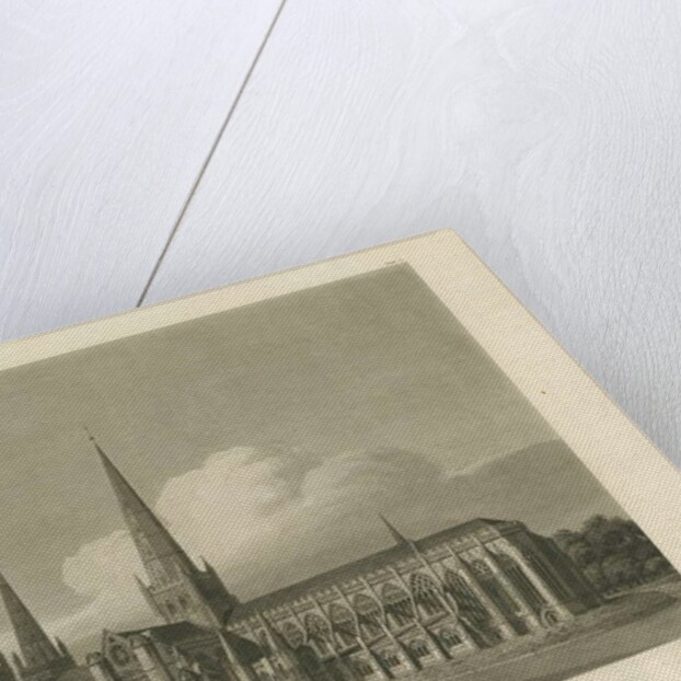 Lichfield Cathedral - South East View by Charles Wild