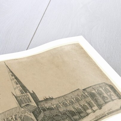 Lichfield Cathedral - South View by William Dugdale