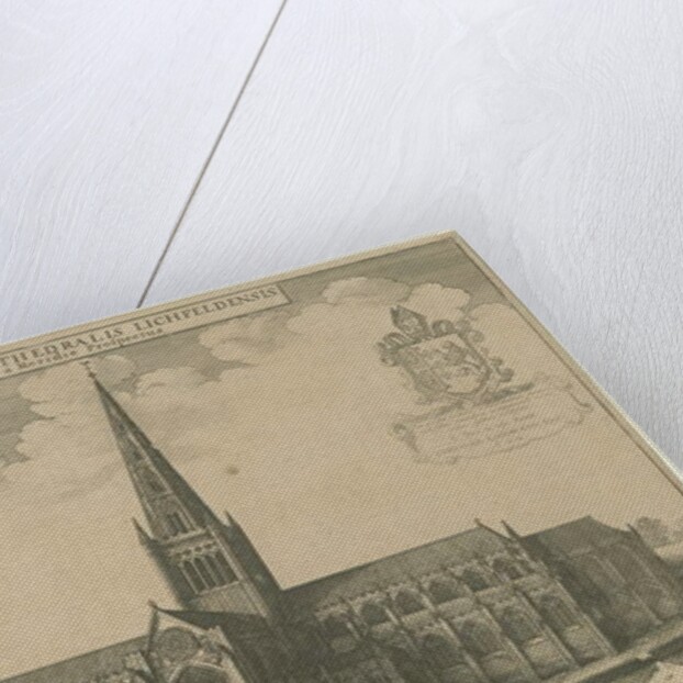 Lichfield Cathedral - South View by Wenceslaus Hollar