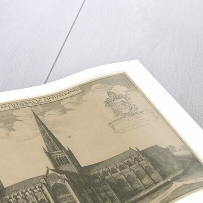Lichfield Cathedral - South View by Wenceslaus Hollar