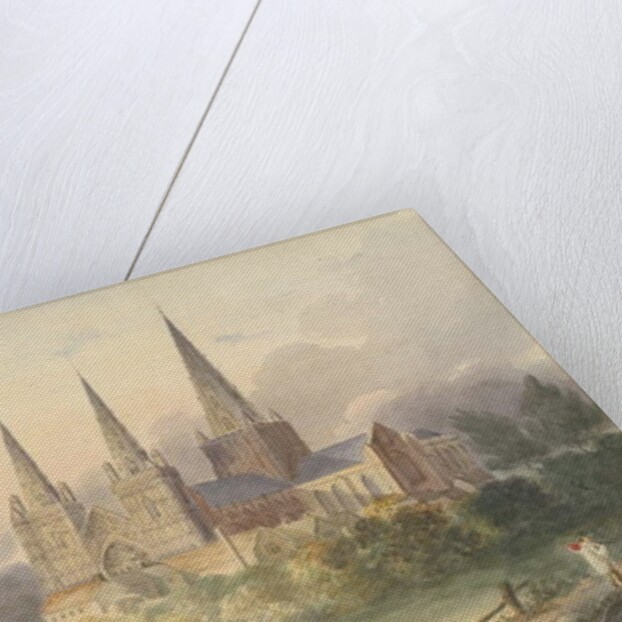 Lichfield Cathedral - West View by Henry James Noyes