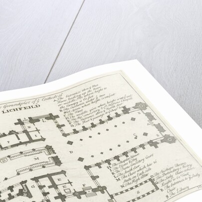 Lichfield Cathedral - Ground Plan by School English