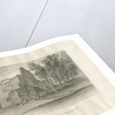 Biddulph - Knypersley Hall [old] : sepia drawing, 1847 by John Buckler