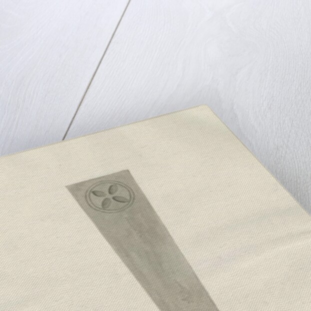 Enville Church - Gravestone: sepia drawing, 1820 by John Chessell Buckler