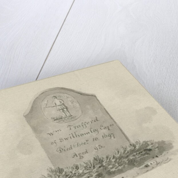 Leek Church - Gravestone by John Buckler