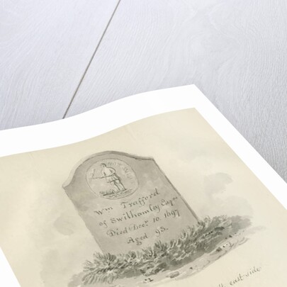 Leek Church - Gravestone by John Buckler