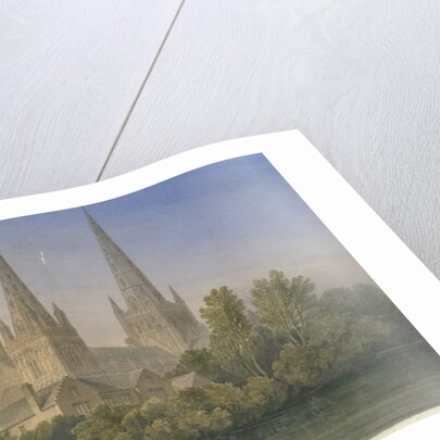 Lichfield Cathedral - South West View by John Buckler