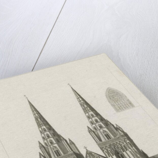 Lichfield Cathedral - West Front by John Byrne