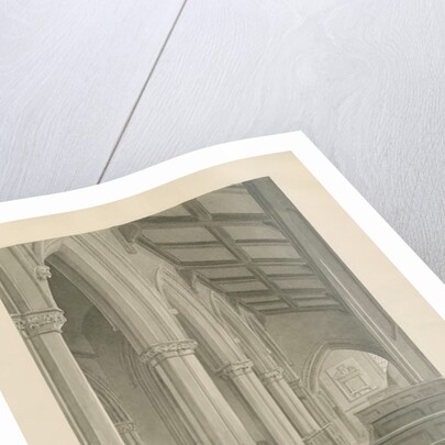 Interior of Leigh Church by John Chessell Buckler