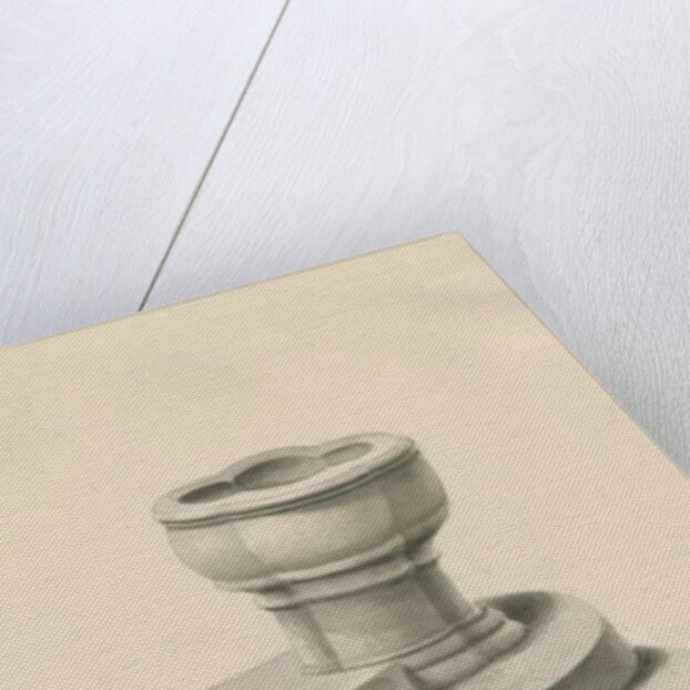 Font in Leigh Church by John Buckler