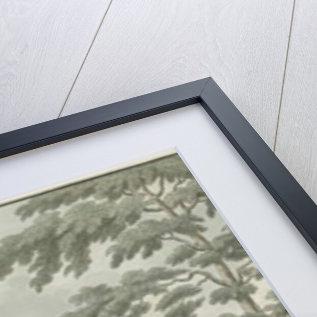 Fisherwick Hall: water colour drawing, 1786 by School English