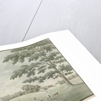 Fisherwick Hall: water colour drawing, 1786 by School English