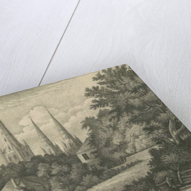 Lichfield Cathedral - North East View by John Robert Fernyhough