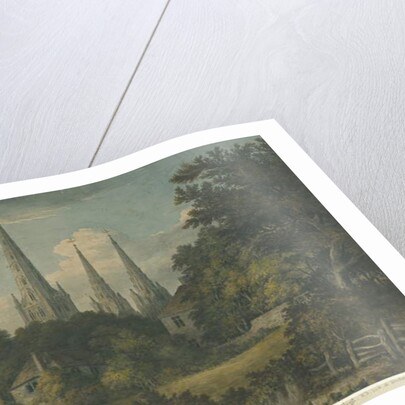 Lichfield Cathedral - North East View by Henry Salt