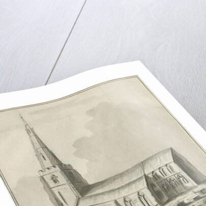 Lichfield - St. Michael's Church: pen and sepia wash drawing, 1798 by School English