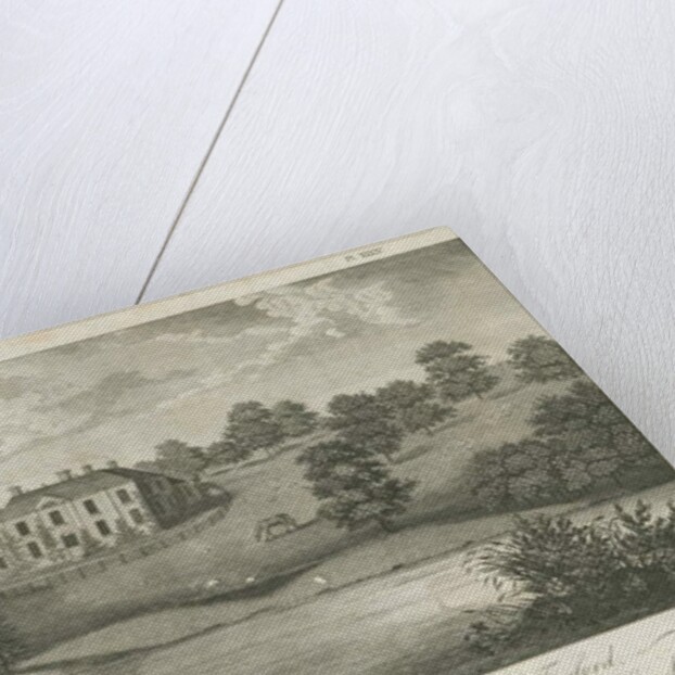 Freeford Hall: engraving by Stebbing Shaw